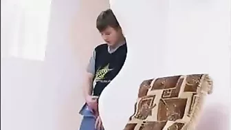 Horny mom interrupts XXX masturbation to suck stepson's hard cock Horny mom interrupts XXX masturbation to suck stepson's hard cock