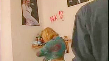 Mom teaches stepson and his naive girlfriend how to have XXX fun