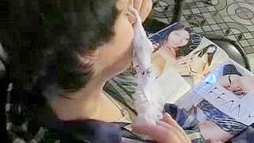 Instead of jerking off boy tastes XXX pussy of angry stepmother