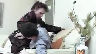 Innocent boy tempted into XXX quickie with mature secretary