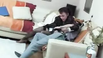 Innocent boy tempted into XXX quickie with mature secretary