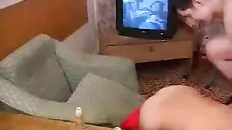 Party ends for short-haired mom and stepson with taboo XXX quickie