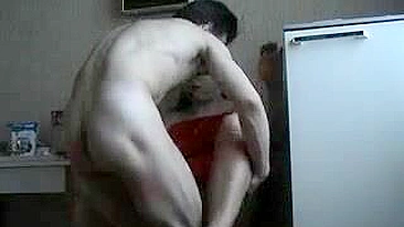 Turkish mom has her greedy XXX pussy drilled right in the kitchen