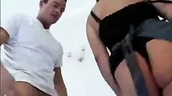 Insatiable mature mom enjoys unstoppable XXX threesome with studs