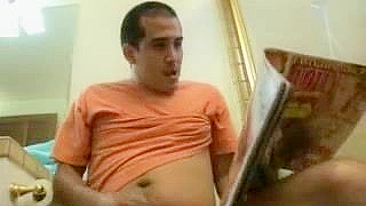 Nerdy BBW mom with juicy tits rides stepson's XXX boner like pro