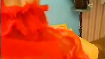 Mom in red peignoir wakes up in time for XXX fun with horny stepson