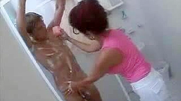Boy interrupts shower and gives mom XXX dicking she needed so badly
