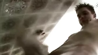 Blonde mom washes stepson in XXX shower then gets drilled by him