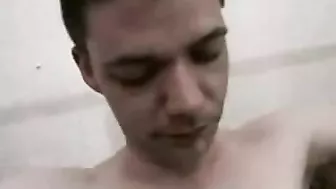 Blonde mom washes stepson in XXX shower then gets drilled by him