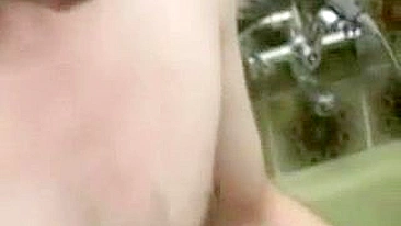 Blonde mom washes stepson in XXX shower then gets drilled by him