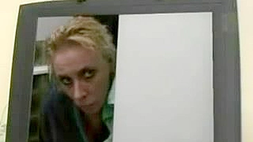 Blonde mom washes stepson in XXX shower then gets drilled by him