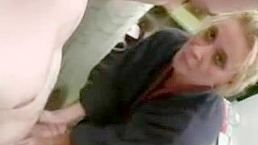 Blonde mom washes stepson in XXX shower then gets drilled by him