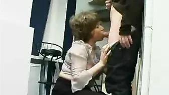 Pretty Russian mom enjoys XXX affair with son's handsome best friend