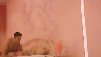 Curvy blonde mom wakes up to have fun with stepson's XXX manhood