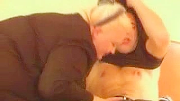 Thick Russian blond mom has her XXX twat banged by lover on bed