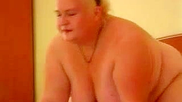Thick Russian blond mom has her XXX twat banged by lover on bed