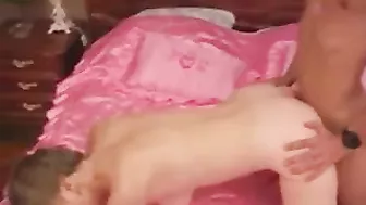 Short-haired mature mom enjoys XXX drilling with student in bedroom