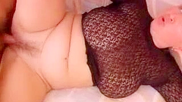 Excited boy stretches blonde mom with saggy XXX melons in nice poses