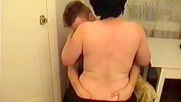 Angry Russian mom punishes son's friend with sex for XXX spying