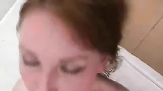 Attractive mom and younger guy have oral XXX session before fucking