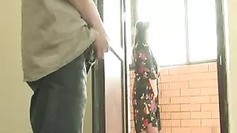 Dude caught his XXX stepmom masturbating and gave her dick to suck