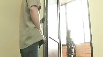 Dude caught his XXX stepmom masturbating and gave her dick to suck