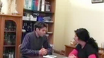 Student loses control and sticks XXX dick into teacher's mature cunt