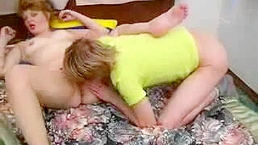 Stepson uses XXX pussy of his lecherous Russian mom to the fullest