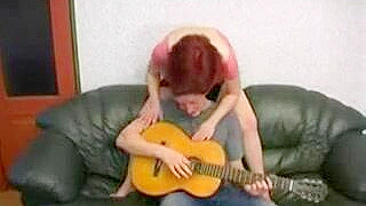 Slutty Russian mom needs to have her XXX slut banged by younger guy