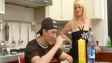 Uninhibited XXX stepmom with big breasts copulates with horny son