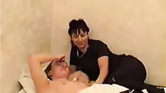 Raunchy XXX mom wakes her stepson up to have good fucking morning