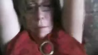 British mature fatty takes younger XXX shaft into twat from behind