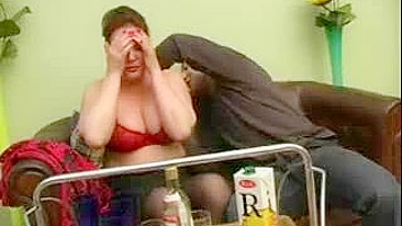 Russian mom is wasted enough to take stepson's XXX pecker into cunt