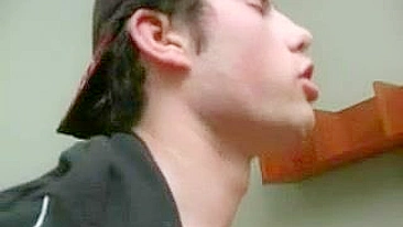 Russian mom in red distracts stepson from books to have XXX fucking