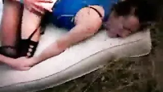 Naked mom gets her XXX twat banged hard outdoors in amateur orgy