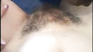 Filthy Russian mom gets her hairy XXX twat stuffed with younger dick