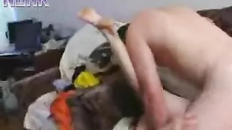 Teen dude drills and creampies tight XXX twat of dirty Russian mom