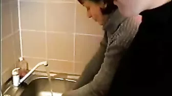 Mom doesn't let neighbor guy go without using his young XXX dick