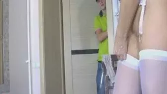 Dude sees his new stepmom naked and drills her XXX slit properly