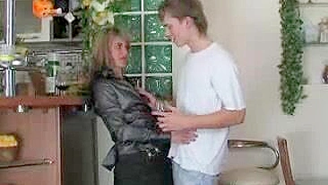 Mom enjoys relentless anal drilling from her perverted XXX stepson