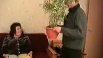 Loving stepson has something special in his pants for fat XXX mom