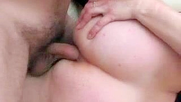 Horny anal mom dildos her XXX ass and lets her daughter's BF fuck it