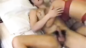 Horny divorced mom gets a goodnight XXX fucking from daughter's BF