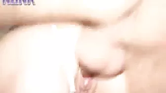 Two horny guys share slim XXX mom fucking her hard in a threesome