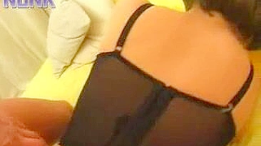 Slutty Russian mom with glasses gets fucked by guy till XXX creampie