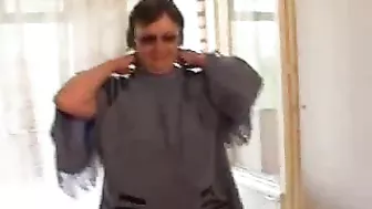 Plump mature XXX mom showing her new stepson how to fuck a woman