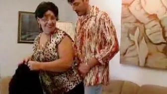 Stud sticks stiff dong into mature XXX vagina of his hot mom-in-law