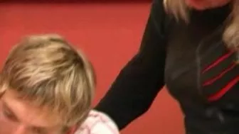 Good Russian mom takes the rent by using the student's XXX prick