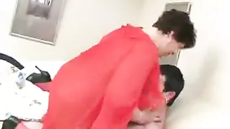 Chunky mom in red stockings uses stepson's meaty tool for XXX cunt Chunky mom in red stockings uses stepson's meaty tool for XXX cunt