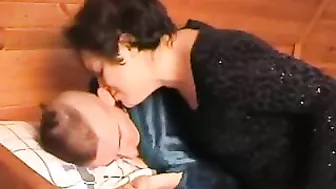 Fat mom needs young dick and uses her son's friend for XXX session